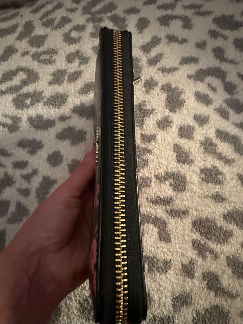Kate Spade Black Floral Daycation Cameron Street Boho Wallet - Picture 5 of 7